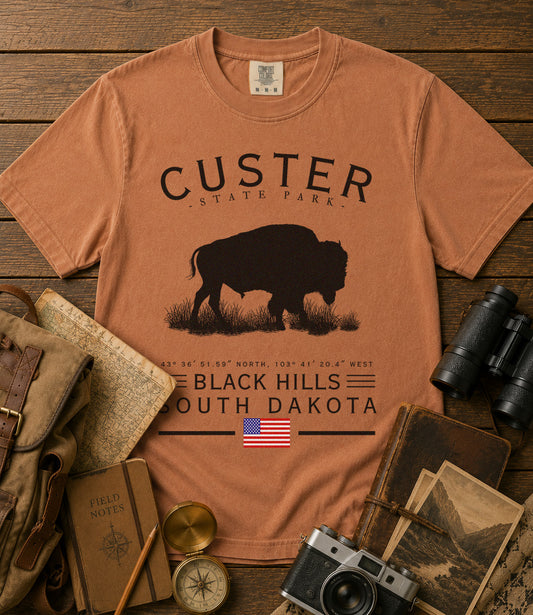 Custer T-Shirt in Yam - roamstride graphic tee