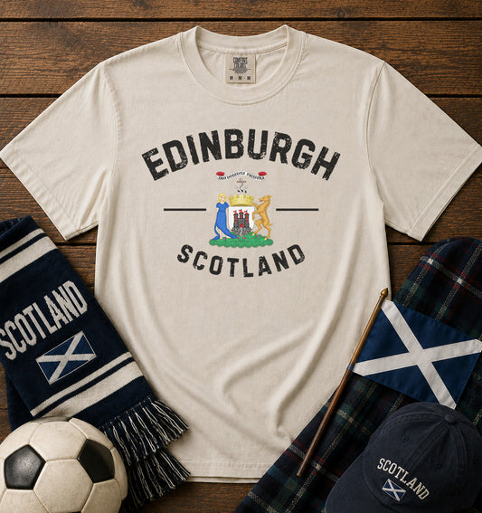 Edinburgh T-Shirt in Ivory - roamstride graphic tee