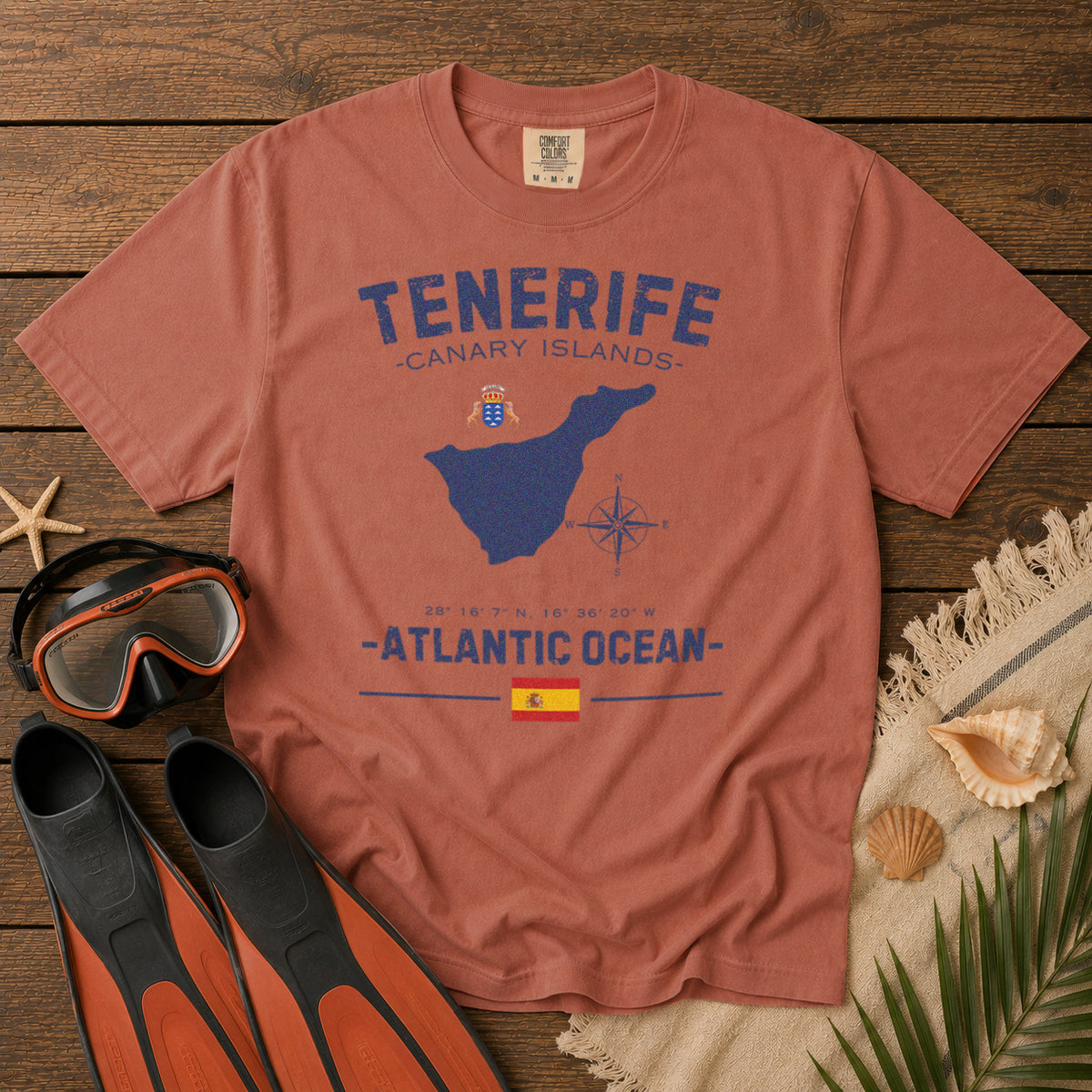 Tenerife T-Shirt in Yam - roamstride graphic tee