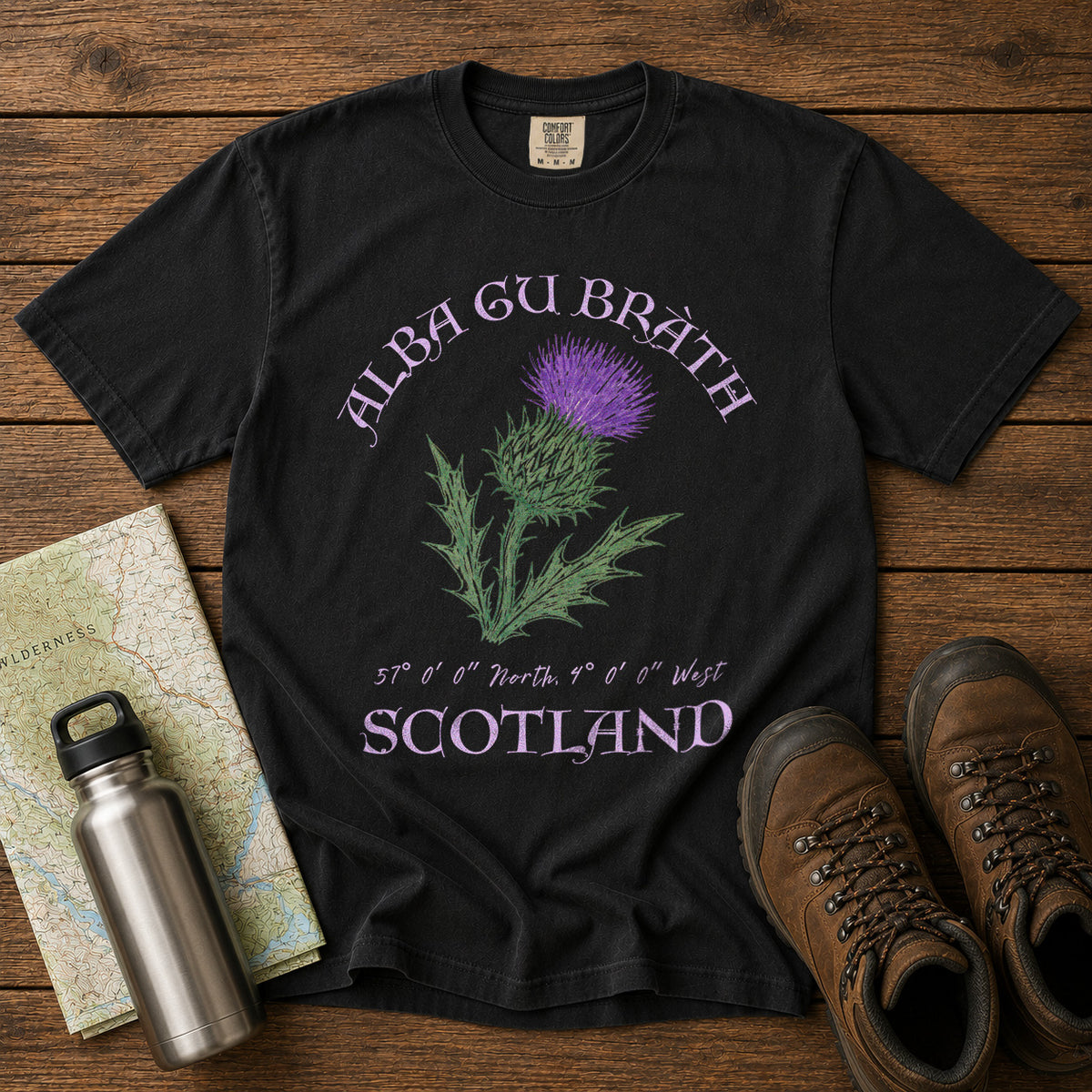Alba gu bràth T-Shirt in Black - roamstride graphic tee