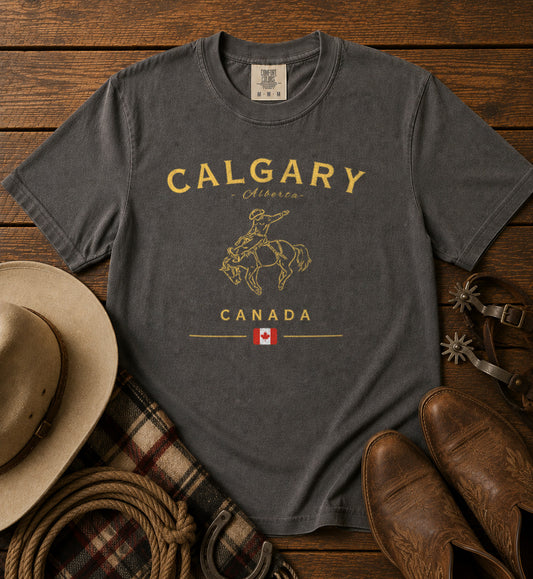 Calgary T-Shirt in Pepper - roamstride graphic tee