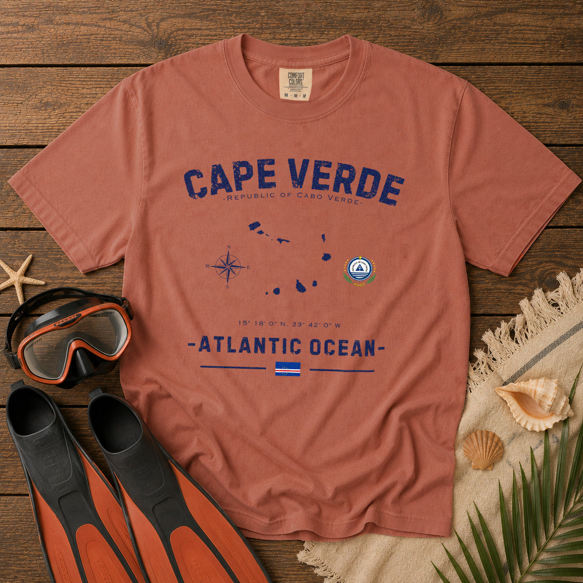 Cape Verde T-Shirt in Yam - roamstride graphic tee