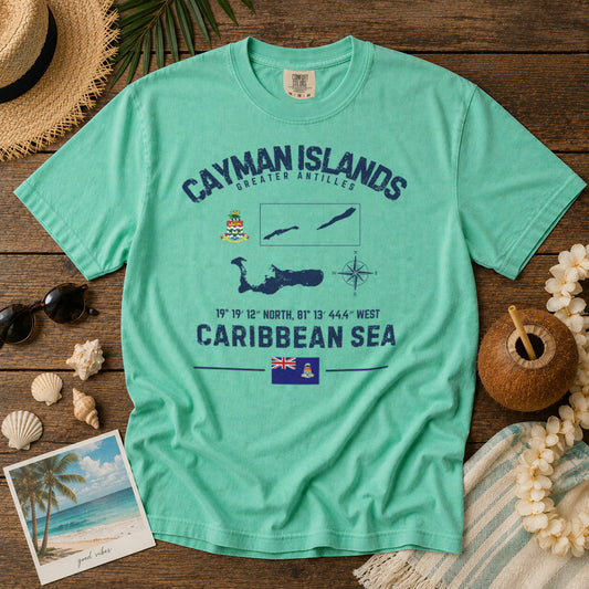 Cayman Islands T-Shirt in Island Reef - roamstride graphic tee