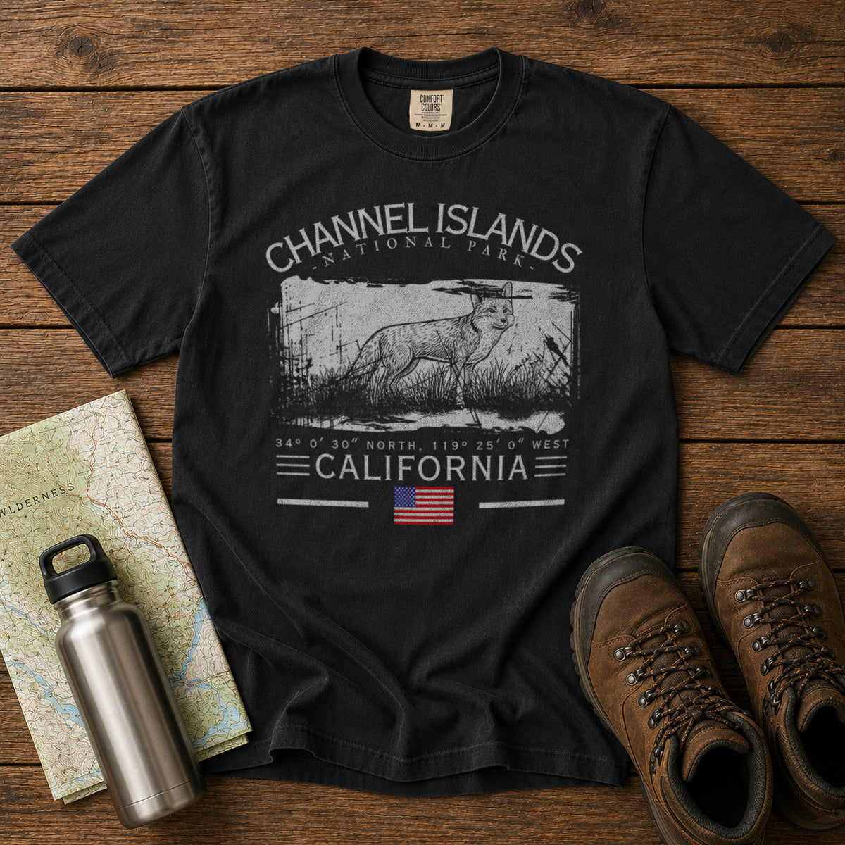 Channel Islands National Park T-Shirt in Black - roamstride graphic tee
