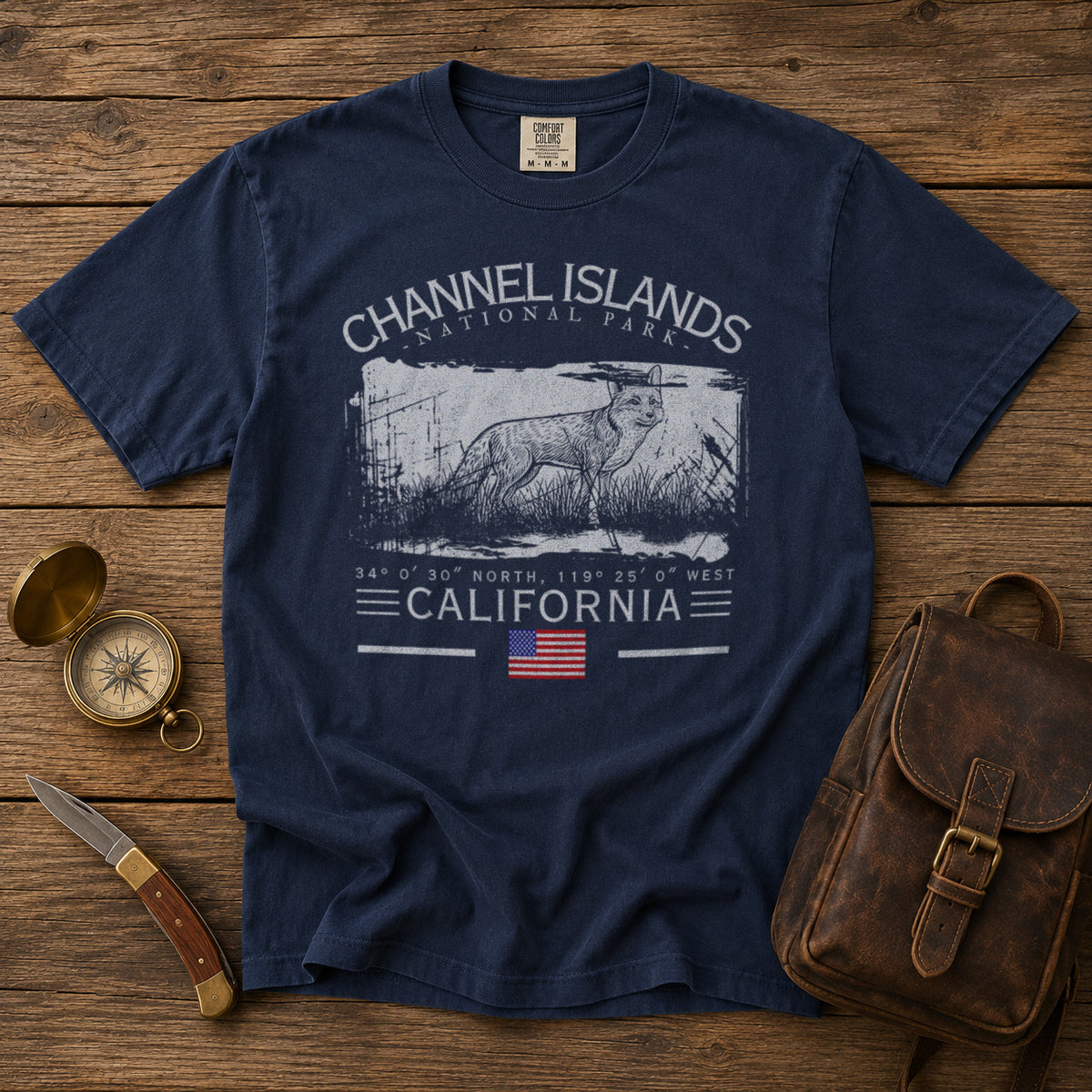 Channel Islands National Park T-Shirt in Navy - roamstride graphic tee