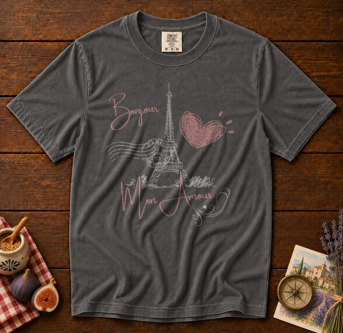 Eiffel Tower Paris T-Shirt in Pepper - roamstride graphic tee