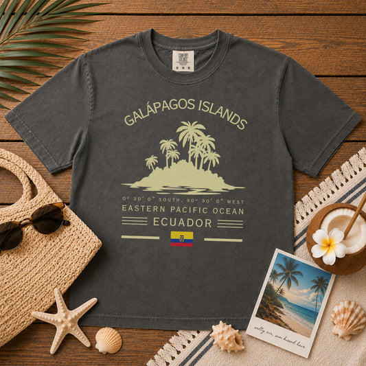 Galapagos T-Shirt in Pepper - roamstride graphic tee
