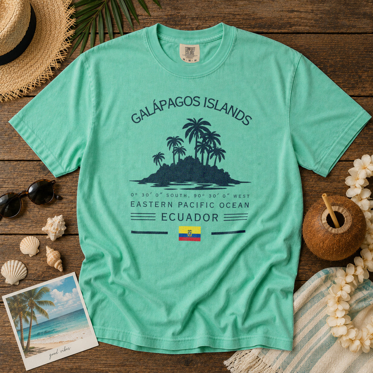 Galapagos T-Shirt in Island Reef - roamstride graphic tee