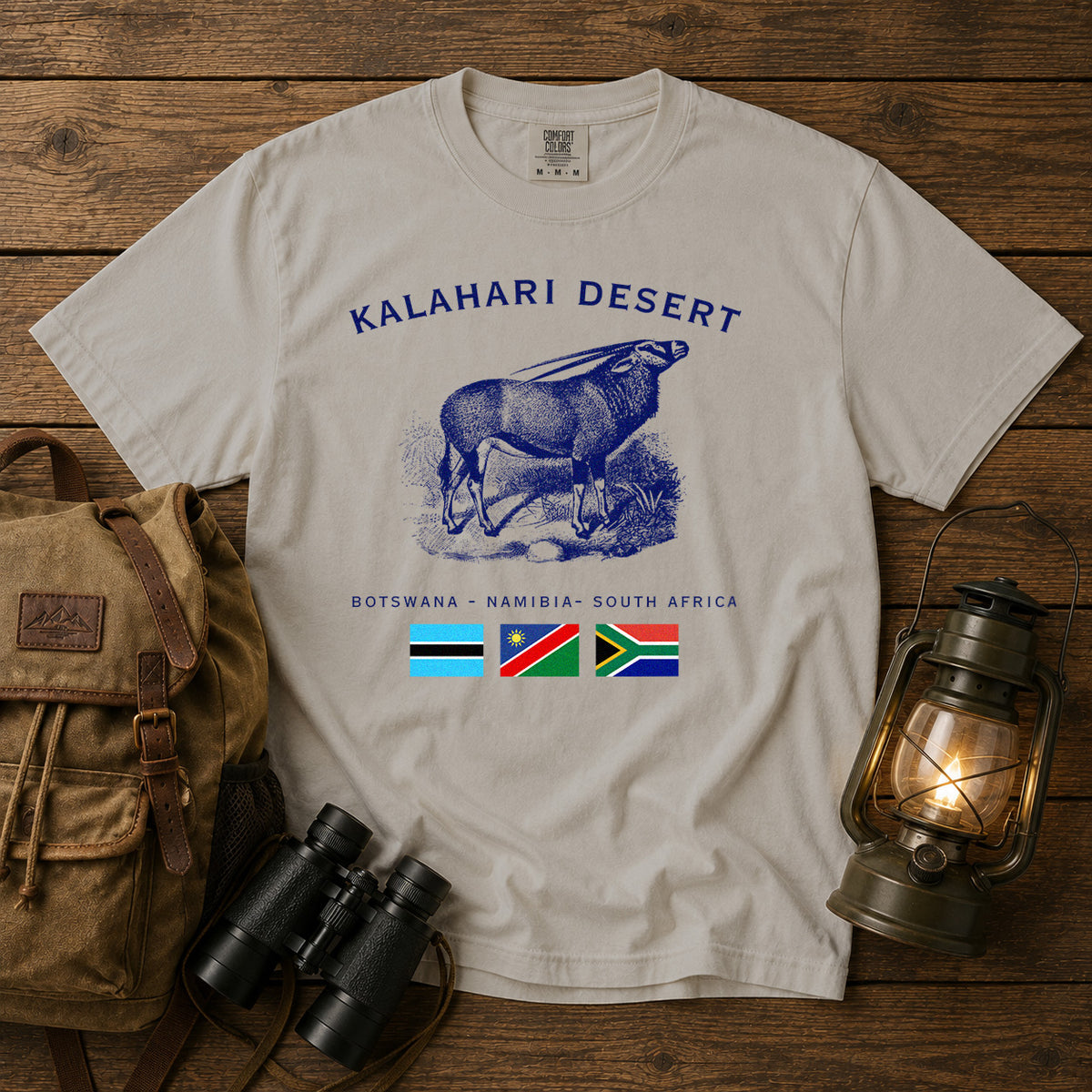 Kalahari Desert T-Shirt in Ivory - roamstride graphic tee