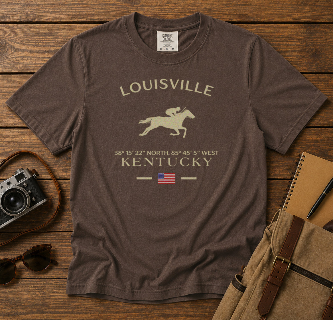 Kentucky T-Shirt in Espresso - roamstride graphic tee