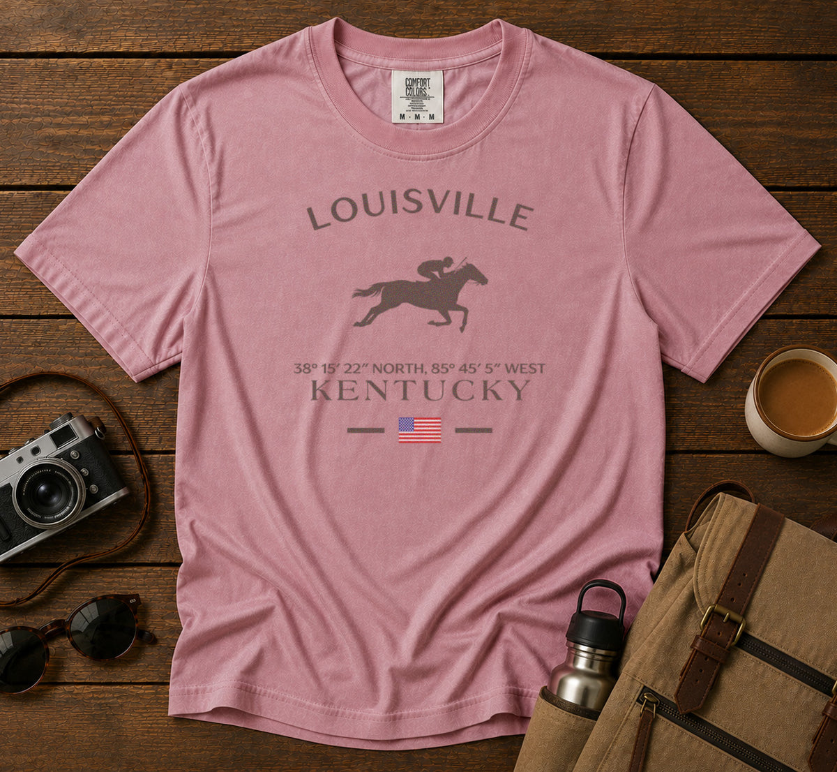 Kentucky T-Shirt in Blossom - roamstride graphic tee