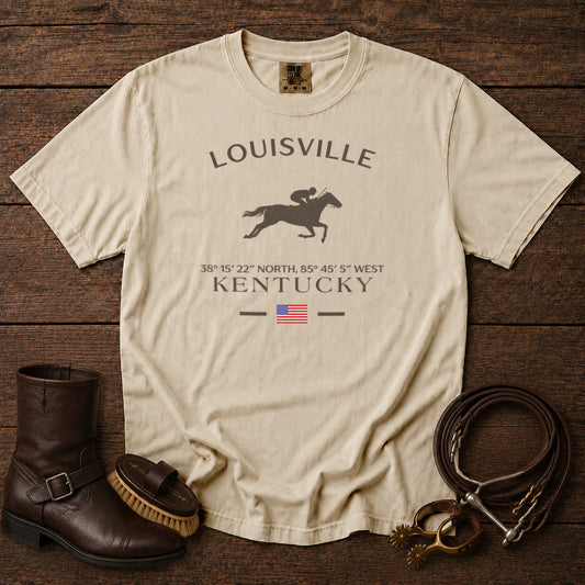 Kentucky T-Shirt in Ivory - roamstride graphic tee