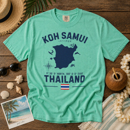 Koh Samui T-Shirt in Island Reef - roamstride graphic tee