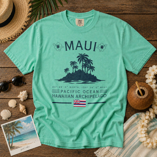 Maui T-Shirt in Island Reef - roamstride graphic tee
