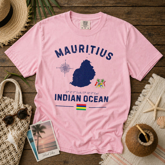 Mauritius T-Shirt in Blossom - roamstride graphic tee