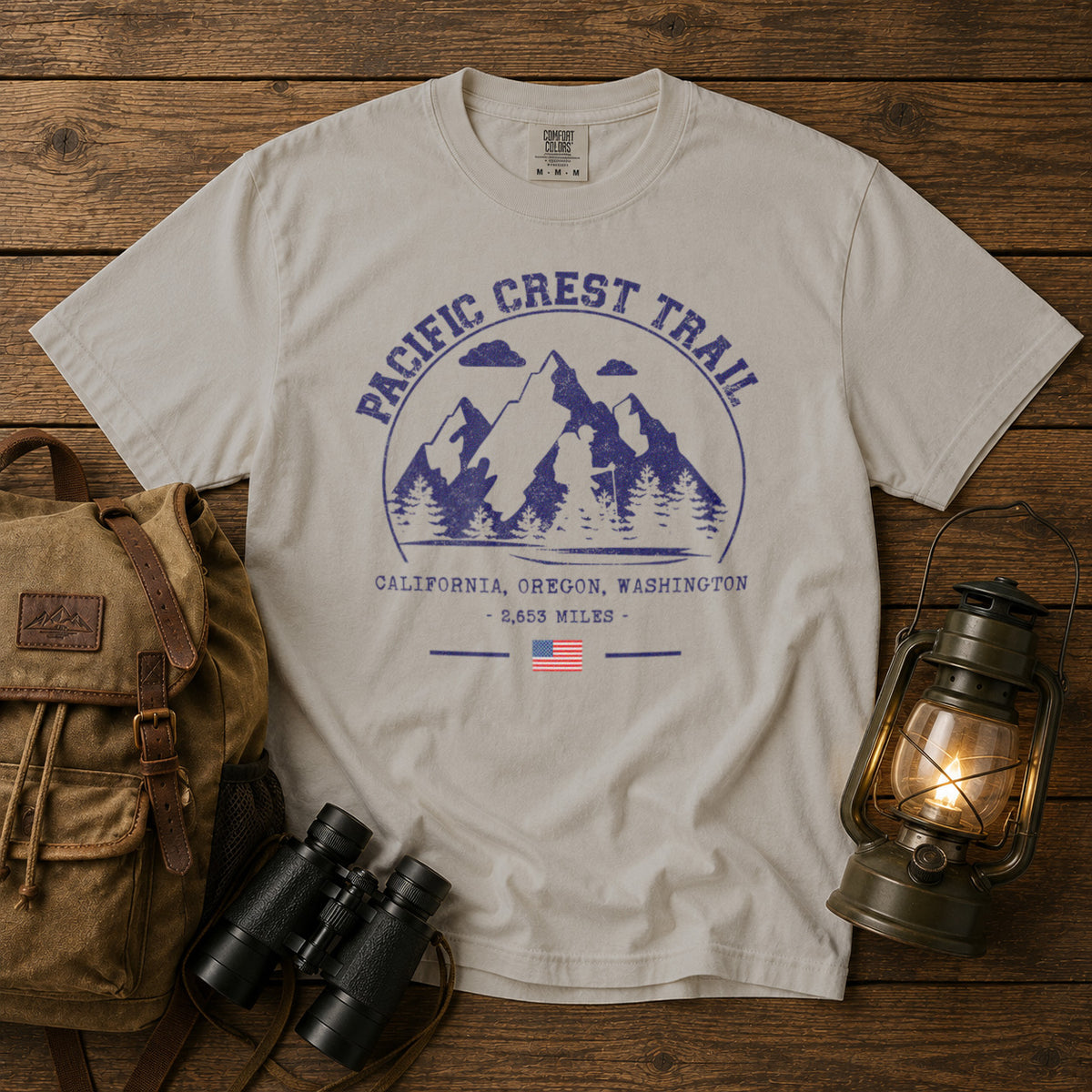Pacific Crest Trail T-Shirt in Ivory - roamstride graphic tee