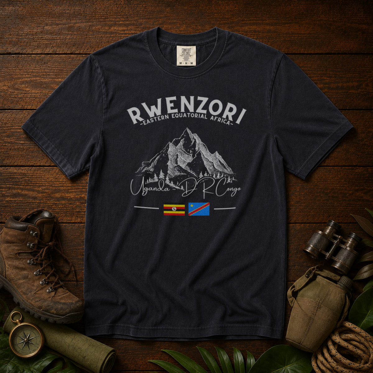 Rwenzori Mountains Hiking T-Shirt