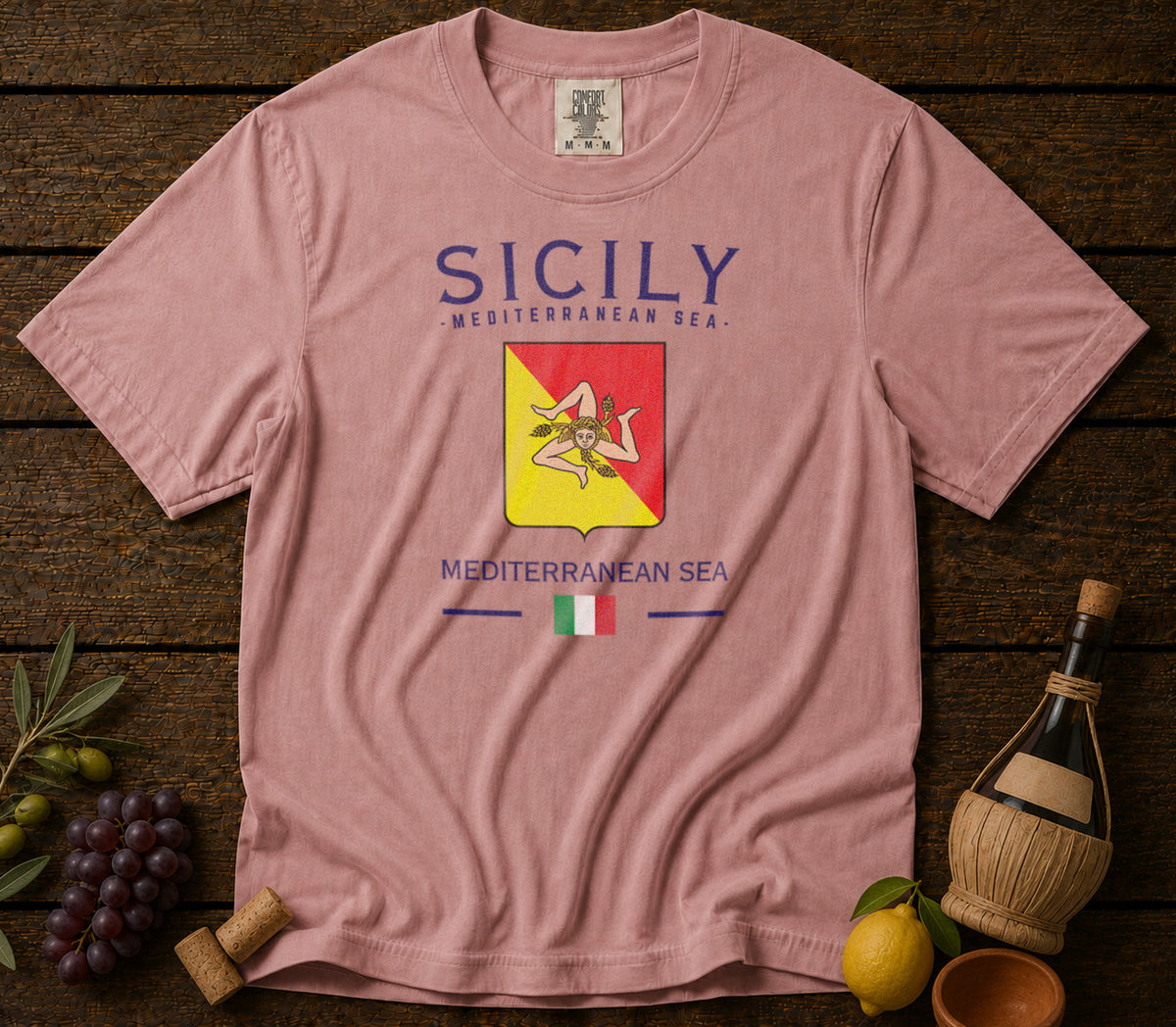 Sicily T-Shirt in Blossom - roamstride graphic tee
