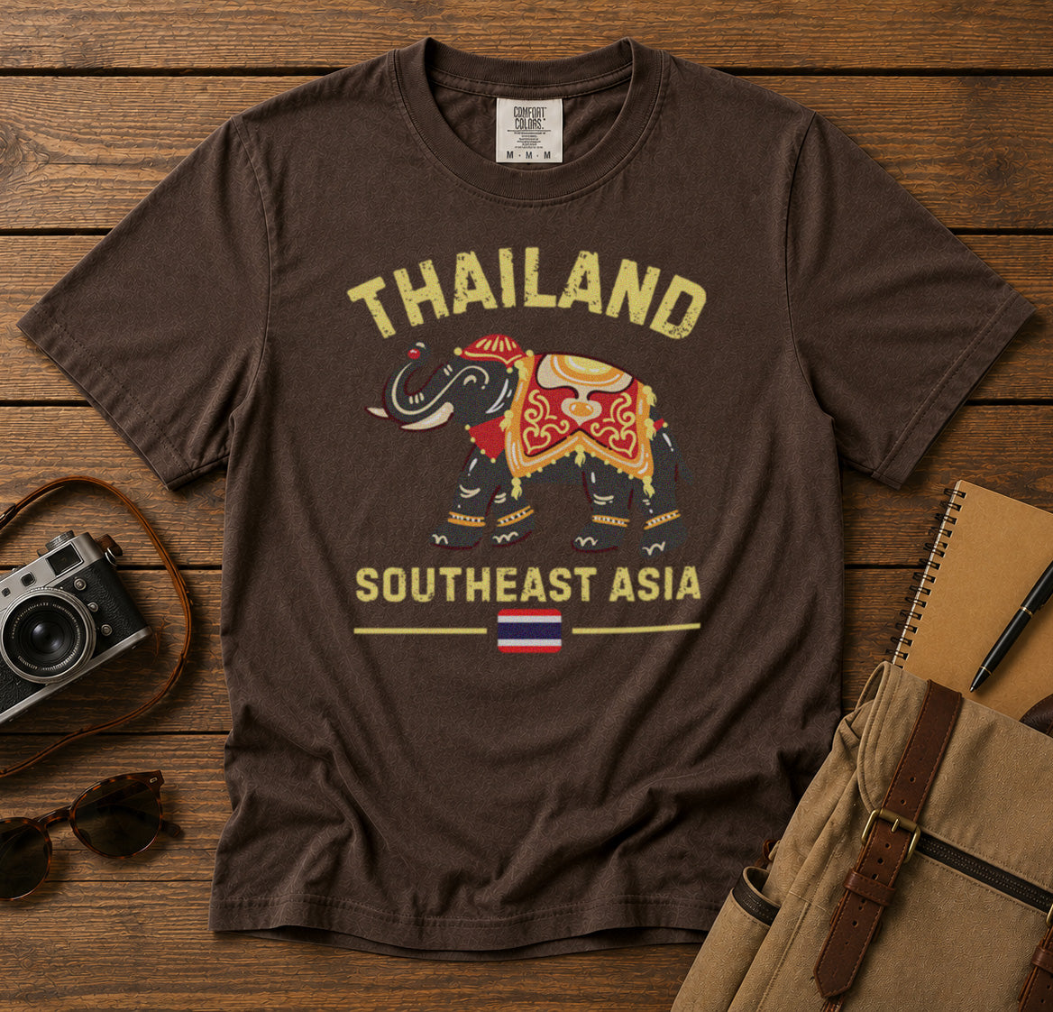 Thailand T-Shirt in Espresso - roamstride graphic tee