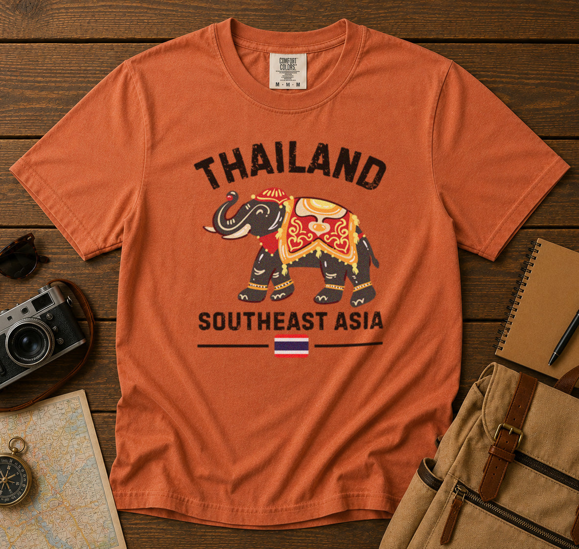 Thailand T-Shirt in Yam - roamstride graphic tee