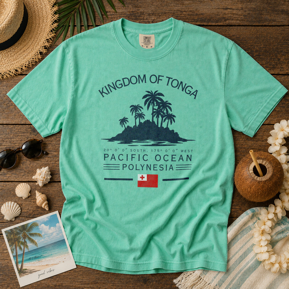 Tonga T-Shirt in Island Reef - roamstride graphic tee