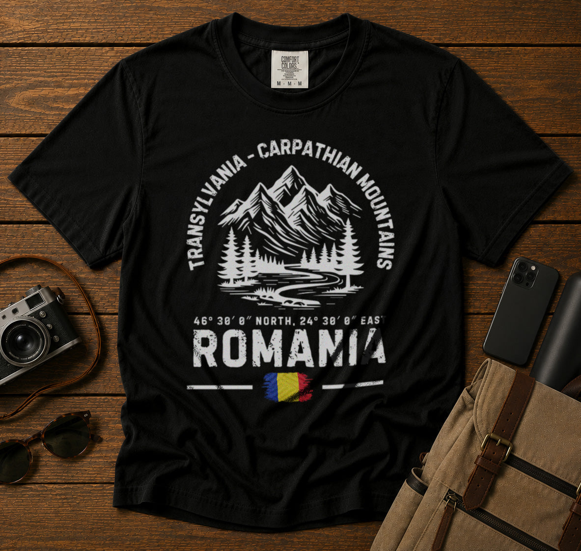 Transylvania T-Shirt in Black - roamstride graphic tee