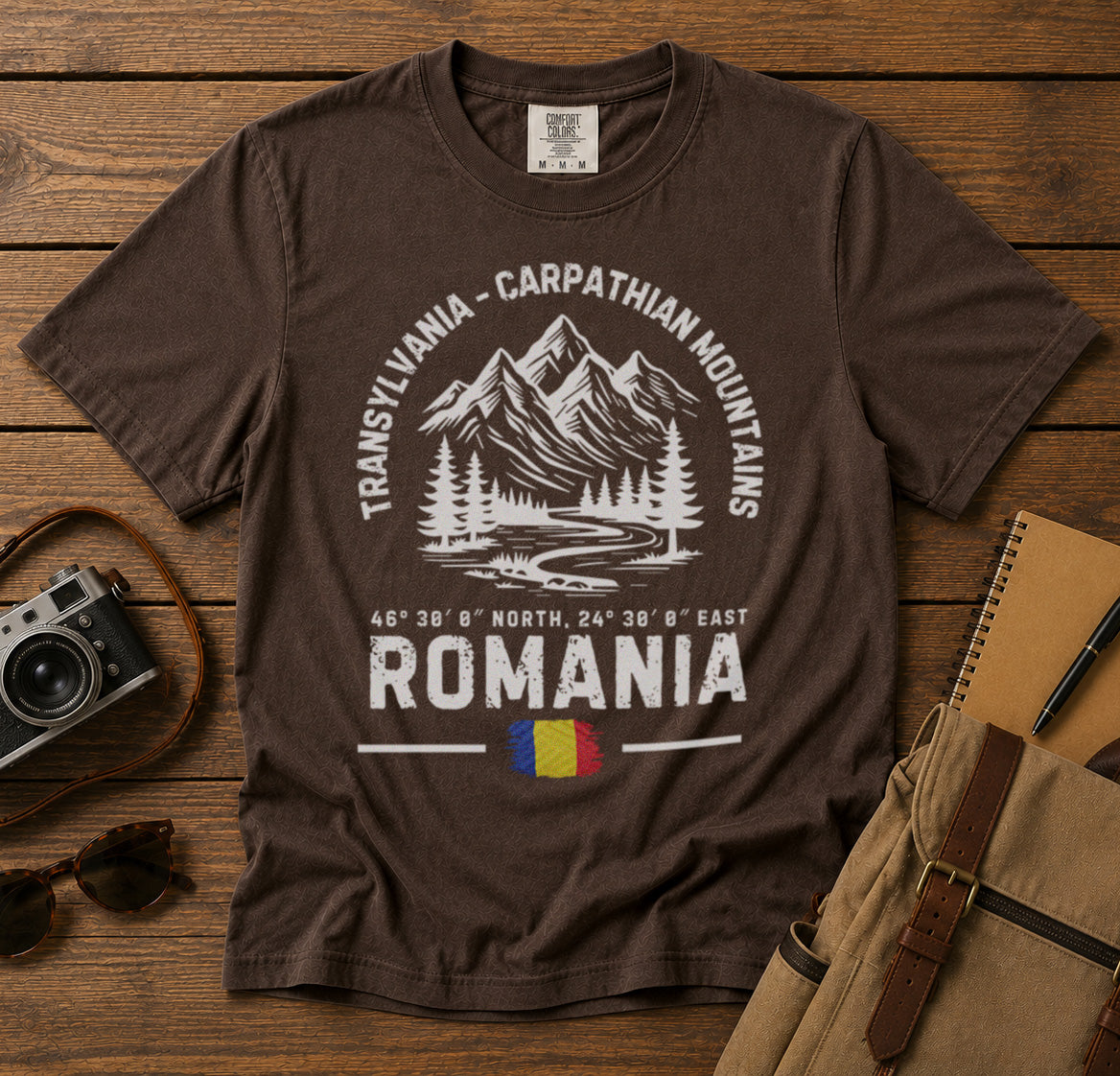 Transylvania T-Shirt in Espresso - roamstride graphic tee