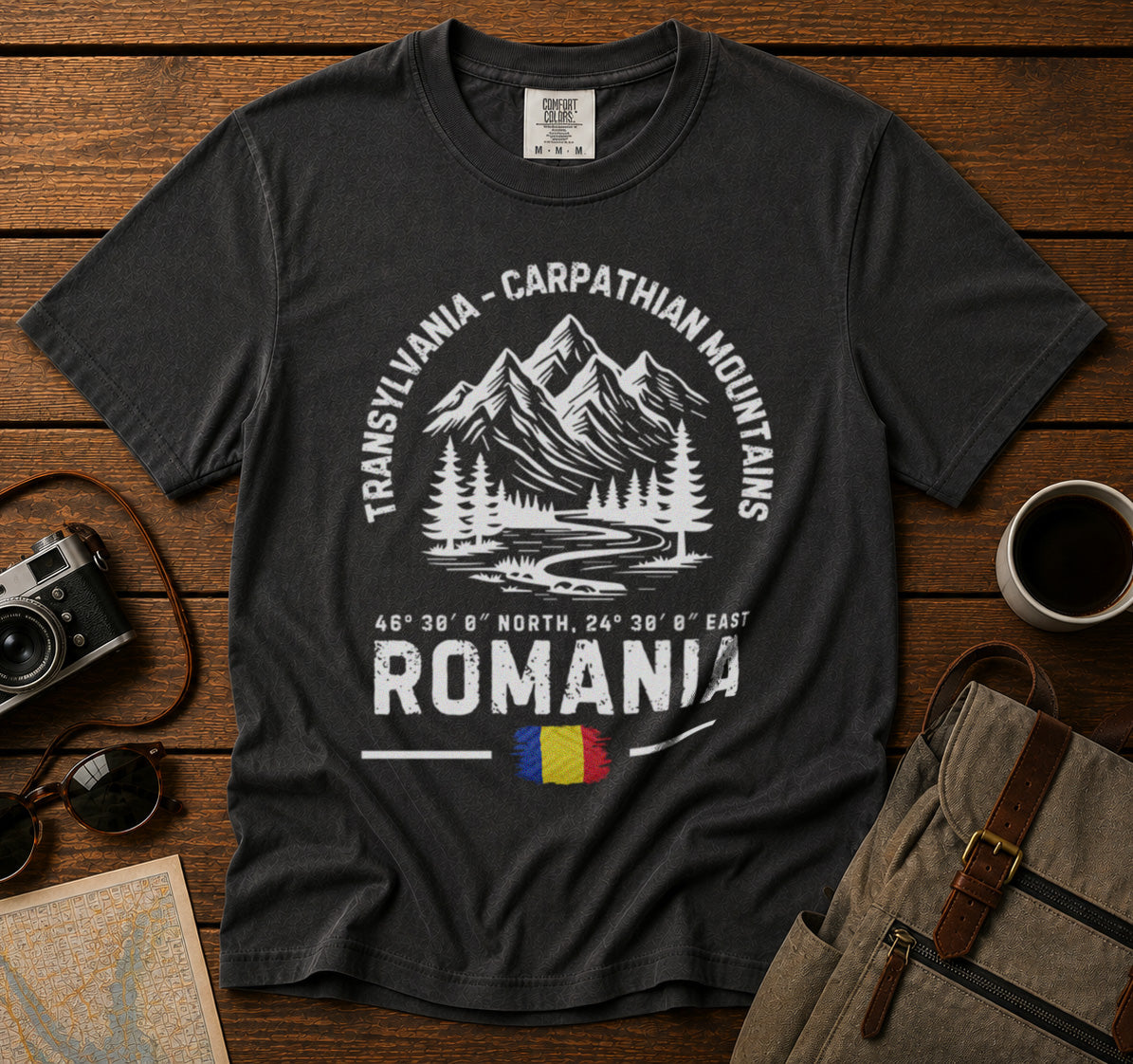 Transylvania T-Shirt in Pepper - roamstride graphic tee