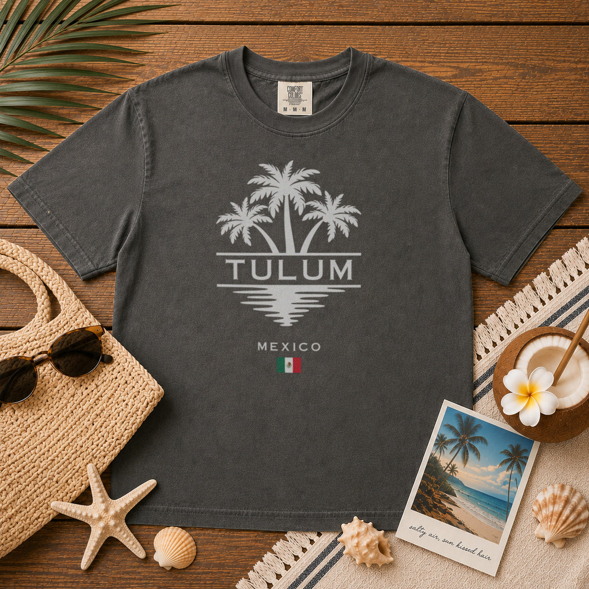 Tulum Mexico T-Shirt in Pepper - roamstride graphic tee