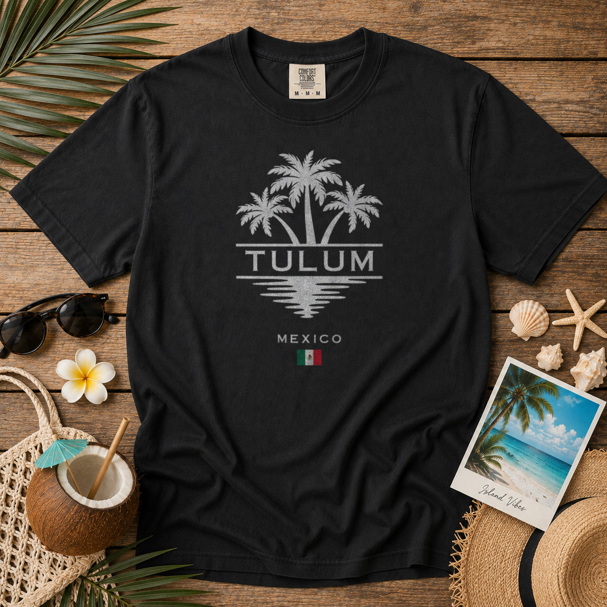 Tulum Mexico T-Shirt in Black - roamstride graphic tee