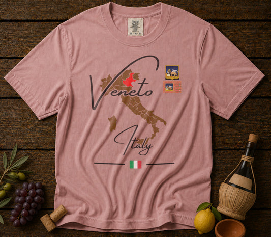 Veneto Italy T-Shirt in Blossom - roamstride graphic tee